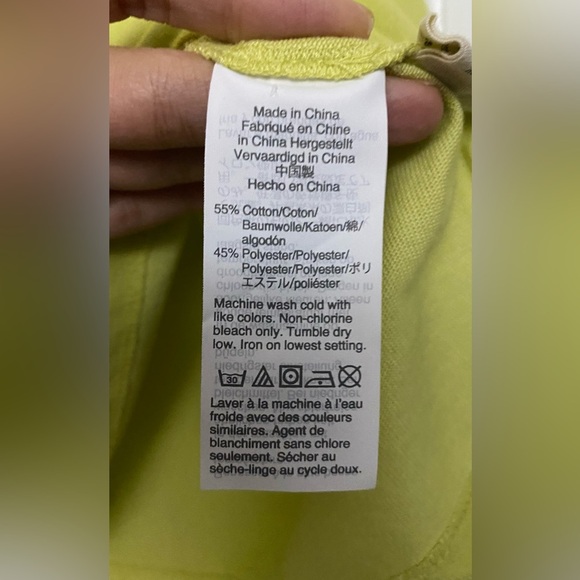 Madewell Women's Tomboy V-Neck Tank Top Lime Green Size Small - Picture 6 of 8